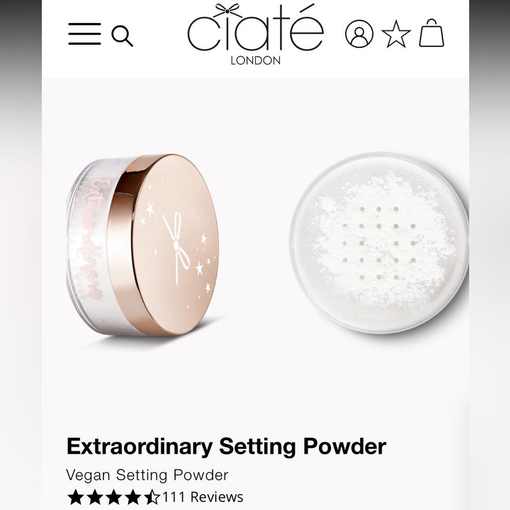Ciate Translucent Setting Powder NWT - Picture 3 of 4